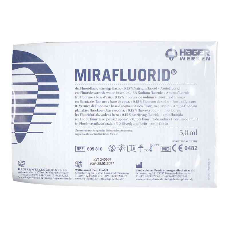 Miradent Mirafluorid 0,15% F Emulsion 5 ml von Hager Pharma GmbH PZN 02142738