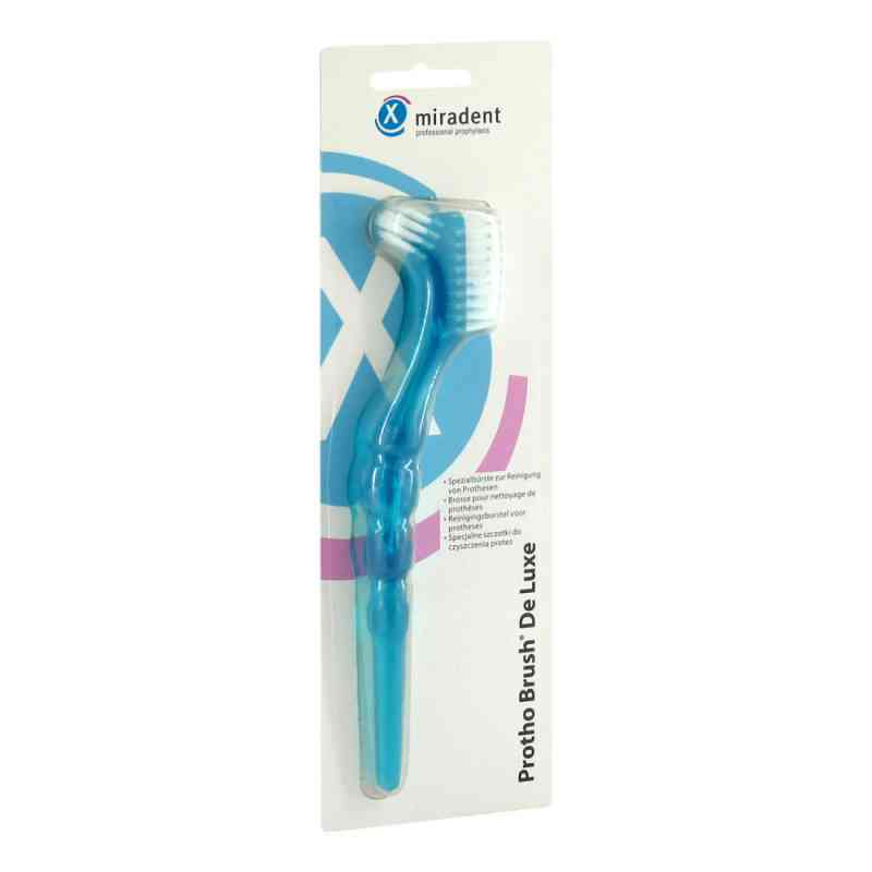 Miradent Prothesenbürste Protho Brush blau trans. 1 stk von Hager Pharma GmbH PZN 02172521