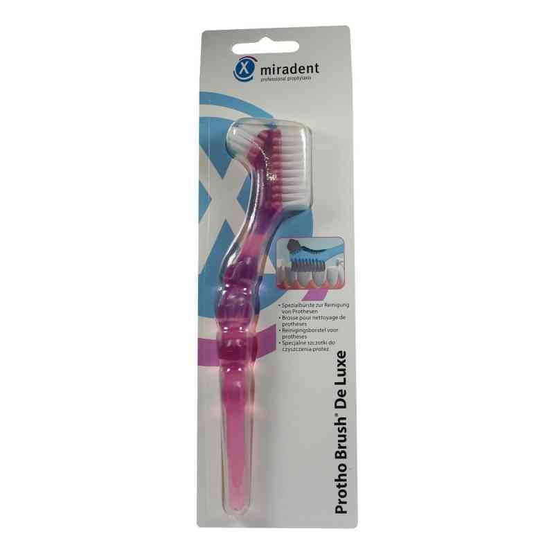 Miradent Prothesenbürste Protho Brush pink trans. 1 stk von Hager Pharma GmbH PZN 02172538