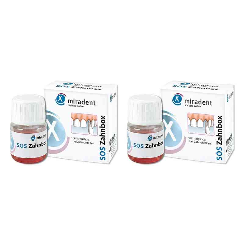 Miradent Zahnrettungsbox Sos Zahnbox 2x1 stk von Hager Pharma GmbH PZN 08104657