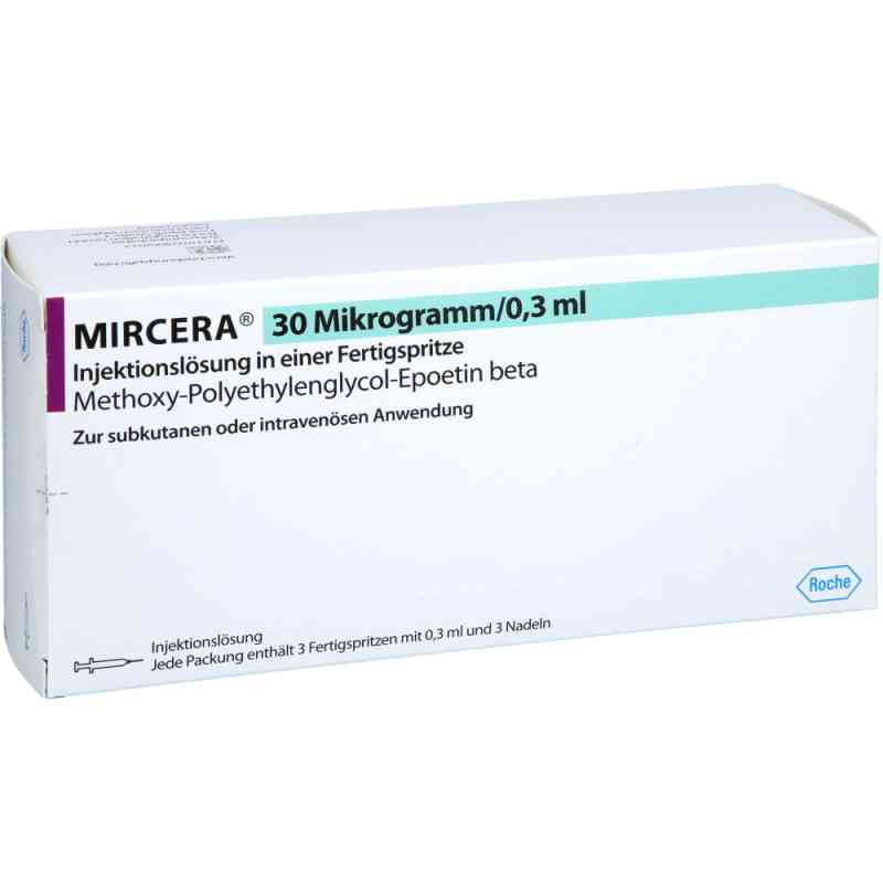 Mircera I Mircera 30 Mikrogramm/0,3 ml iniecto -lsg.i.e.fert.-s. 3 stk