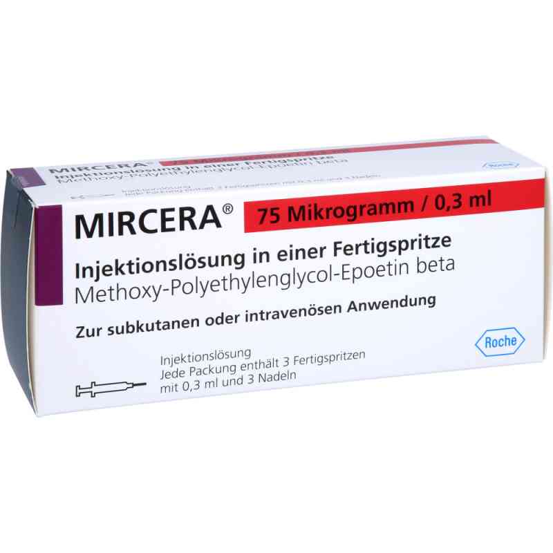 Mircera Formula Mircera 75 Mikrogramm/0,3 ml iniecto -lsg.i.e.fert.-s. 3 stk