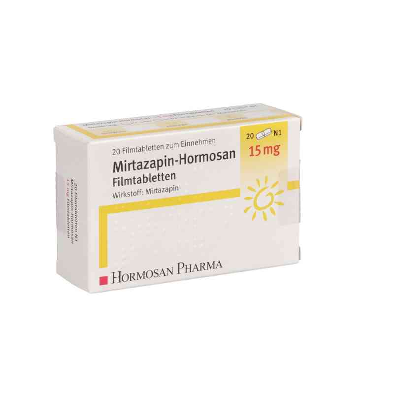 Mirtazapin-Hormosan 15mg 20 stk von HORMOSAN Pharma GmbH PZN 04232138