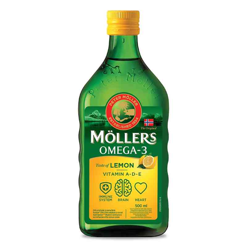 Möller's Omega-3 Zitrone Öl 500 ml von Kyberg Pharma Vertriebs GmbH PZN 19745926