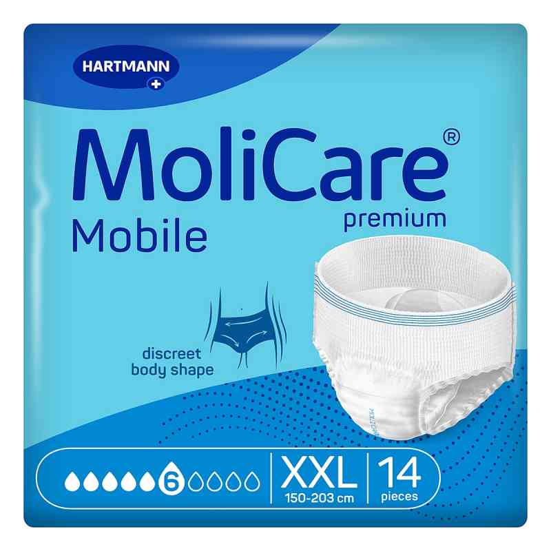 Molicare Premium Mobile 6 Tropfen Größe xxl 14 stk von PAUL HARTMANN AG PZN 18087332