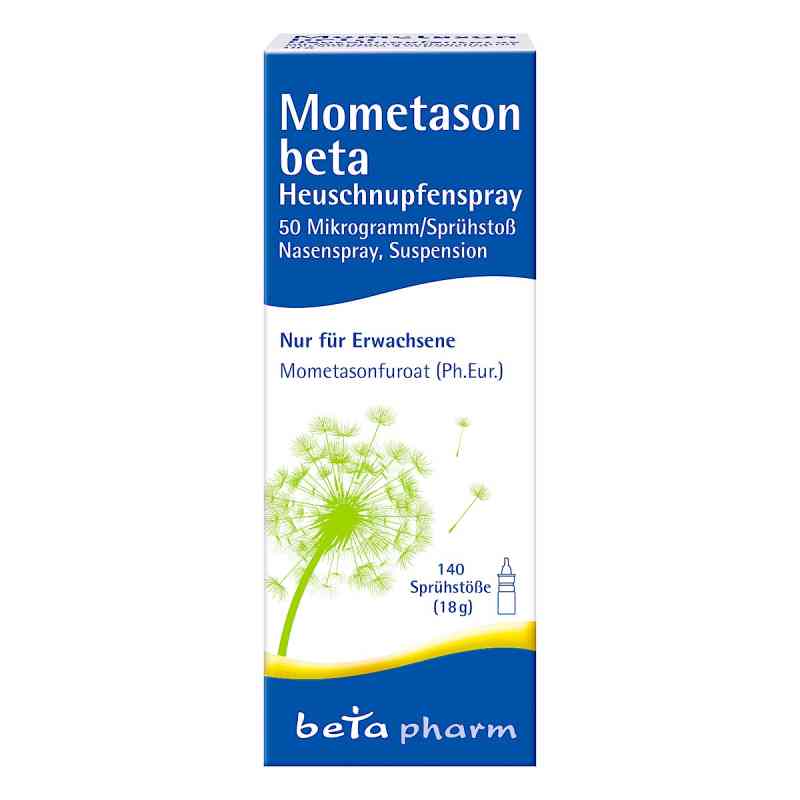 Mometason beta Heuschnupfenspray 50[my]g/sp.140 Sp 18 g von betapharm Arzneimittel GmbH PZN 14374141