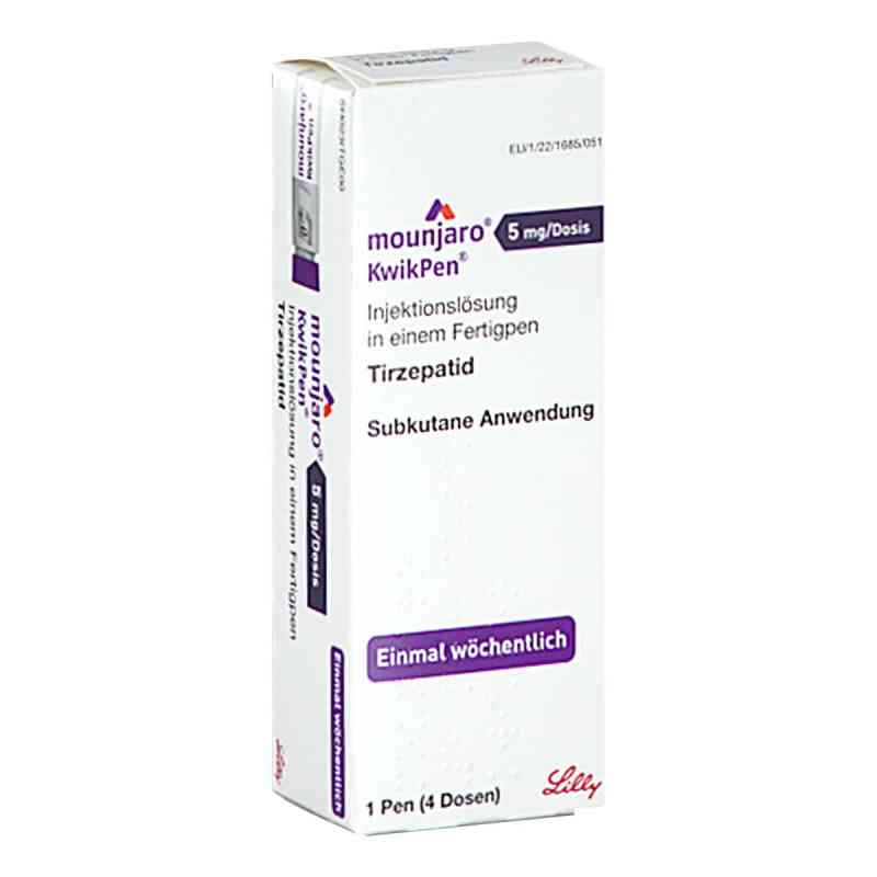 Mounjaro 5 Mg/dosis Kwikpen  1 stk von LILLY DEUTSCHLAND GmbH PZN 18241218