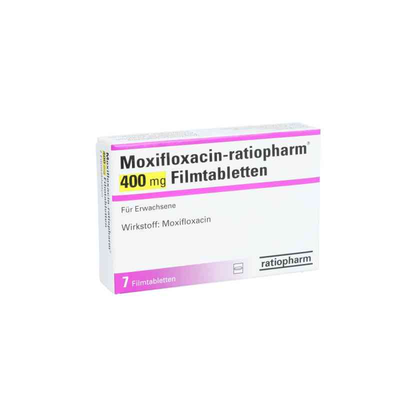 Moxifloxacin-ratiopharm 400 mg Filmtabletten 7 stk von ratiopharm GmbH PZN 08738685