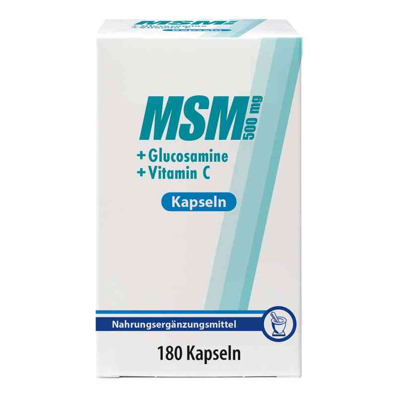 MSM 500 mg + Glucosamine Kapseln 180 stk von Pharma Peter GmbH PZN 12365563