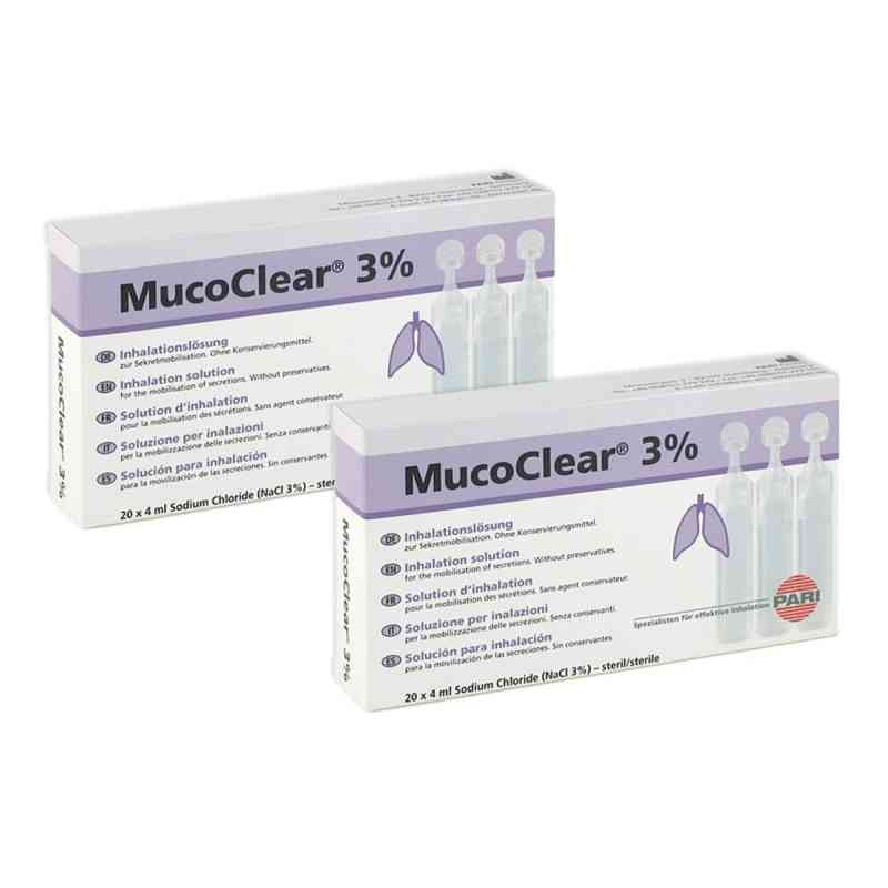 Mucoclear 3% Nacl Inhalationslösung 40X4 ml von Pari GmbH Pharma -und Apothekenservice PZN 08100249