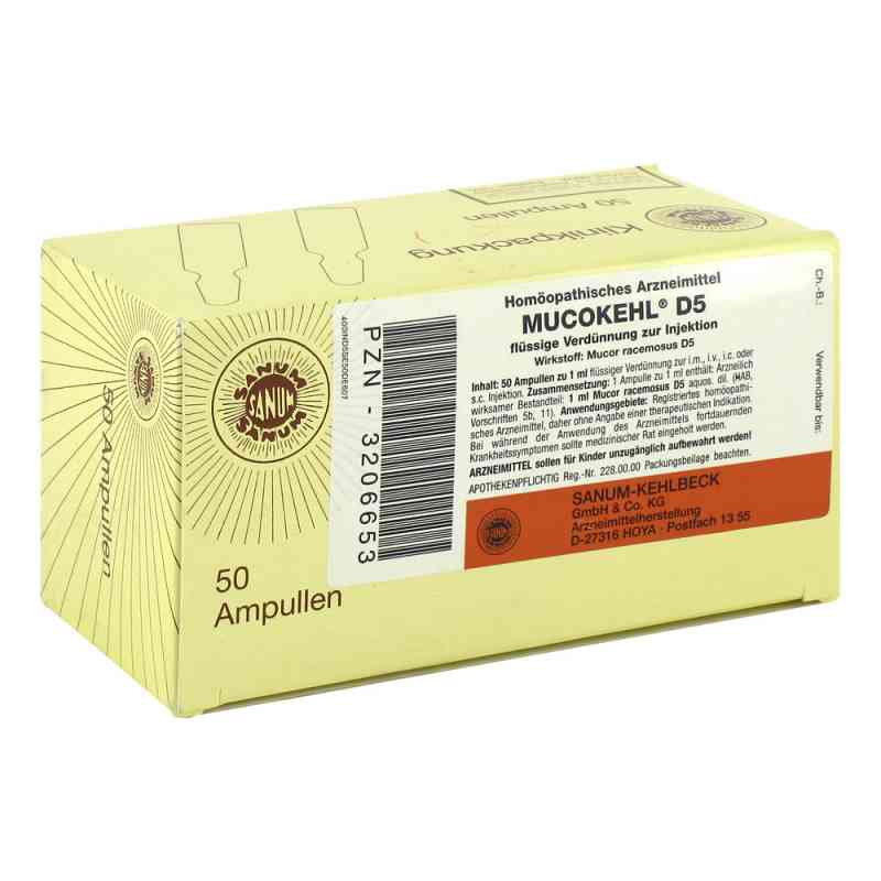 Mucokehl Ampullen D5 50X1 ml von SANUM-KEHLBECK GmbH & Co. KG PZN 03206653