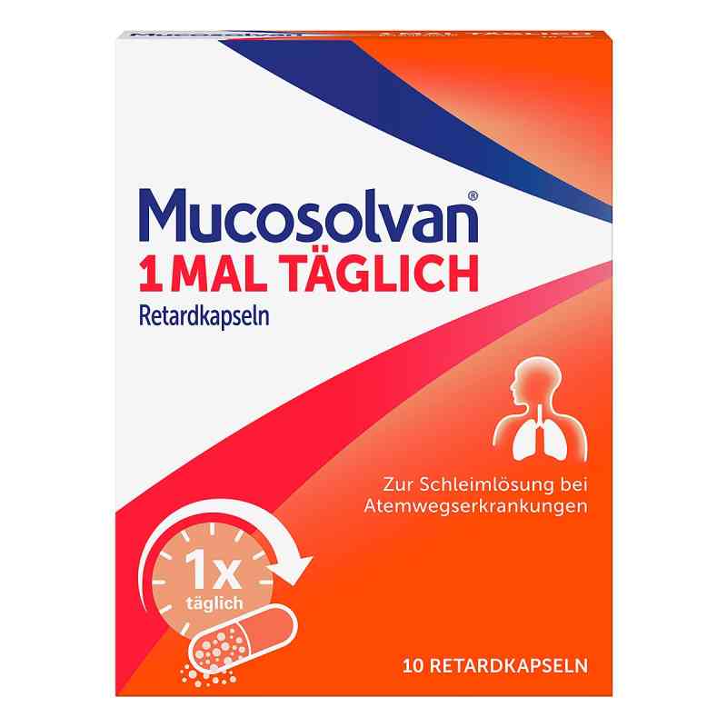 Mucosolvan 1x täglich Retardkapseln, Hustenlöser 10 stk von A. Nattermann & Cie GmbH PZN 15210884