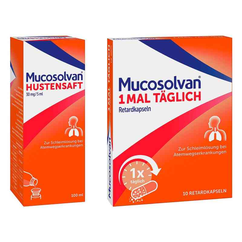 MUCOSOLVAN Hustensaft 100 ml und Retardkapseln 10 stk 1 Pck von A. Nattermann & Cie GmbH PZN 08102546