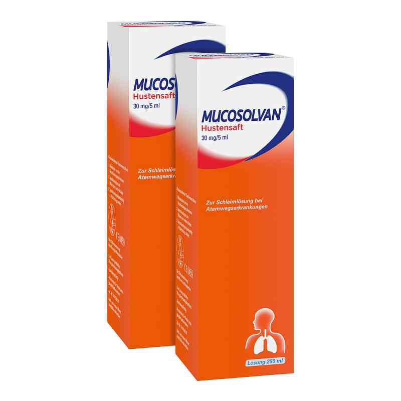 Mucosolvan Hustensaft 30mg5ml Schleimlöser bei Husten 2x250 ml von A. Nattermann & Cie GmbH PZN 08101004