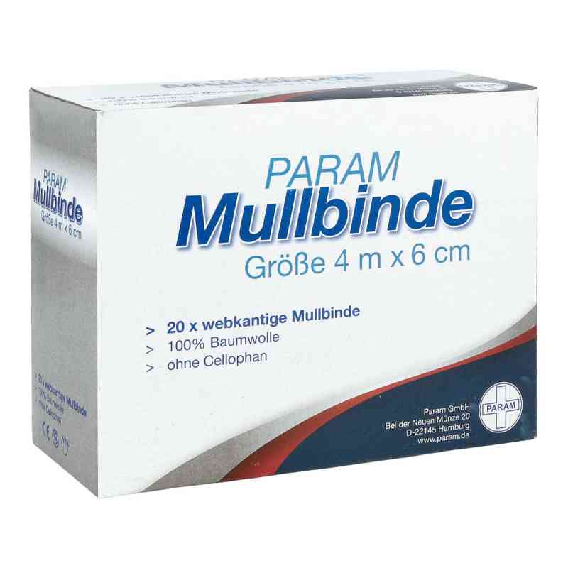 Mullbinden 6 cmx4 m unverpackt 20 stk von Brinkmann Medical ein Unternehmen der Dr. Junghans PZN 03384515