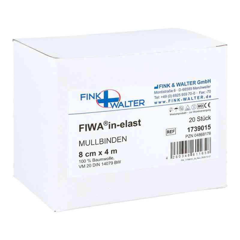 Mullbinden 8 cmx4 m 100% Baumwolle 20 stk von Fink & Walter GmbH PZN 04868178
