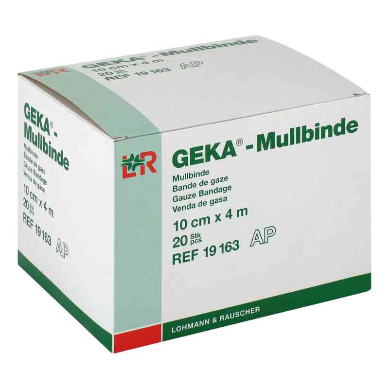 Mullbinden Geka 10 cmx4 m 20 stk von Lohmann & Rauscher GmbH & Co.KG PZN 01568530