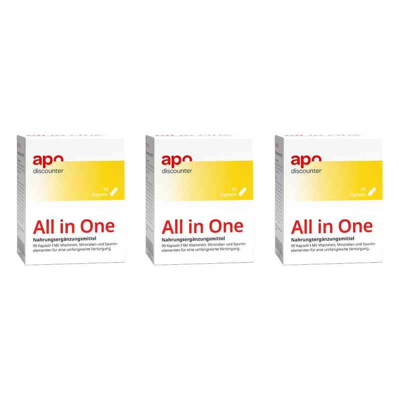 Multivitamin All In One Kapseln von apodiscounter 3x90 stk von apo.com Group GmbH PZN 08102210