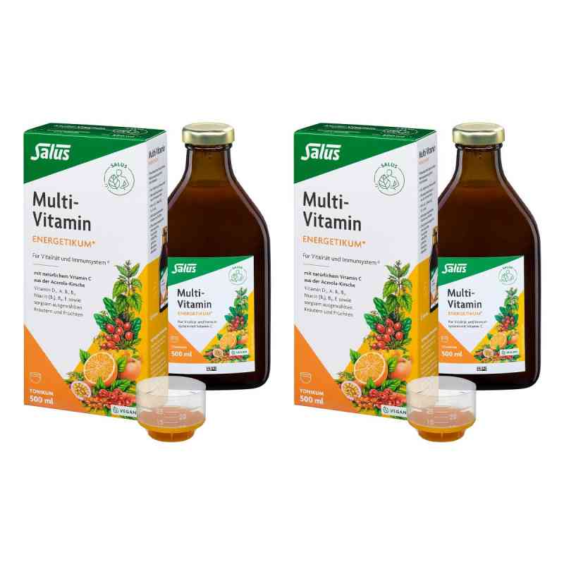 Multivitamin Energetikum 2x500 ml von SALUS Pharma GmbH PZN 08104572