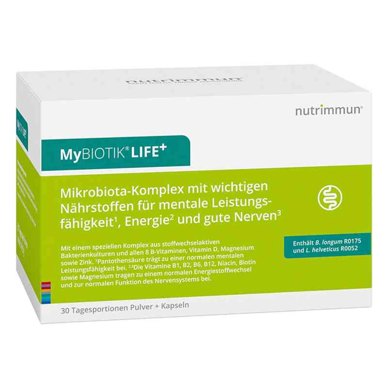Mybiotik Life+ Kombipackung 30x1,5 g Plv.+60 Kapsel (n) 1 stk von nutrimmun GmbH PZN 16537481