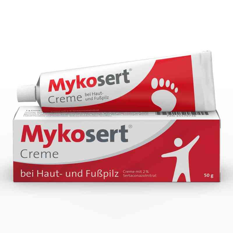 Mykosert Creme bei Haut- und Fusspilz 50 g von Dr. Pfleger Arzneimittel GmbH PZN 15579738