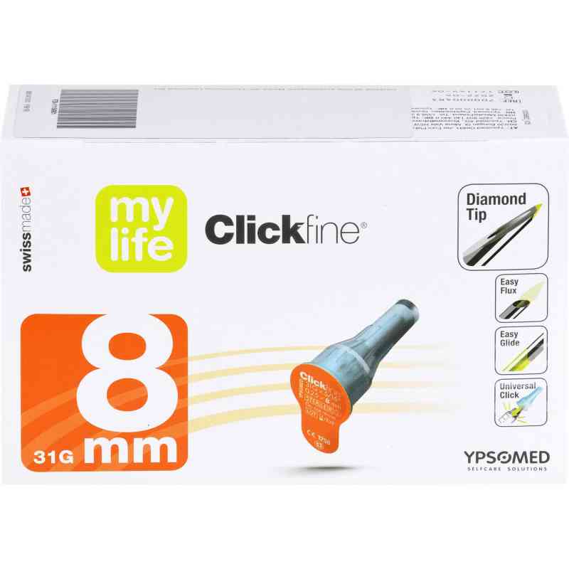 Mylife Clickfine Pen-nadeln 8 mm Cpc 100 stk von Count Price Company GmbH & Co. K PZN 07695844