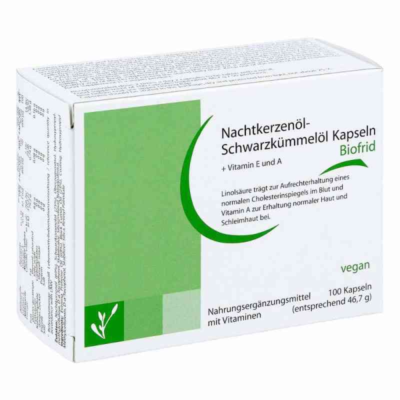 Nachtkerzenöl-Schwarzkümmelöl Kapseln Biofrid 100 stk von Biofrid GmbH & Co. KG PZN 14376335