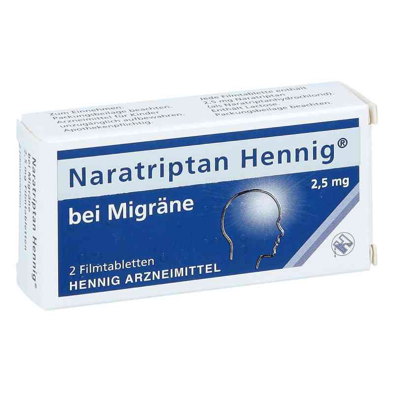 Naratriptan Hennig bei Migräne 2,5mg 2 stk von Hennig Arzneimittel GmbH & Co. KG PZN 03212062
