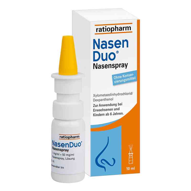 Nasenduo Nasenspray 10 ml von ratiopharm GmbH PZN 12521543