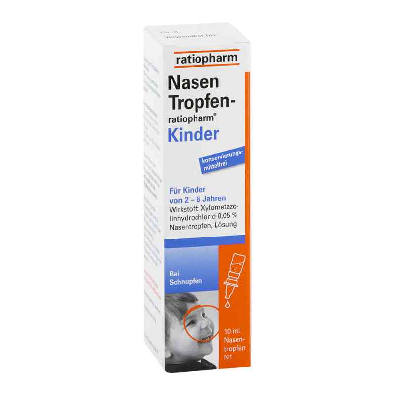 NasenTropfen-ratiopharm Kinder 10 ml von ratiopharm GmbH PZN 05006059
