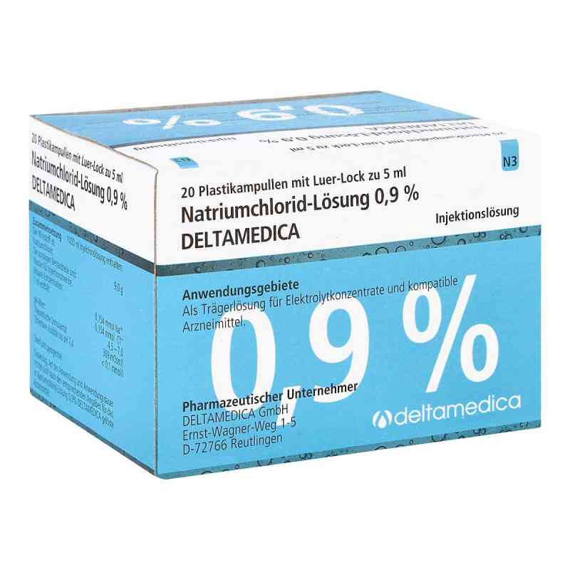 Natriumchlorid-lösung 0,9% Deltamedica Luer-lo Pl. 20X5 ml von DELTAMEDICA GmbH PZN 17249206