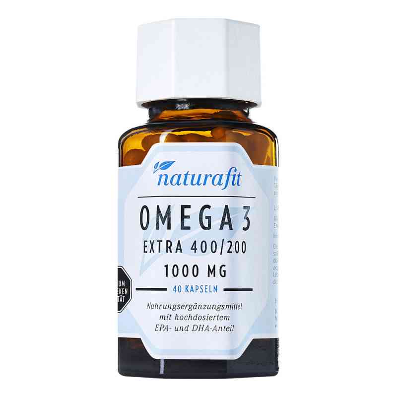 Naturafit Omega 3 extra 400/200 Kapseln 40 stk von NaturaFit GmbH PZN 10297691