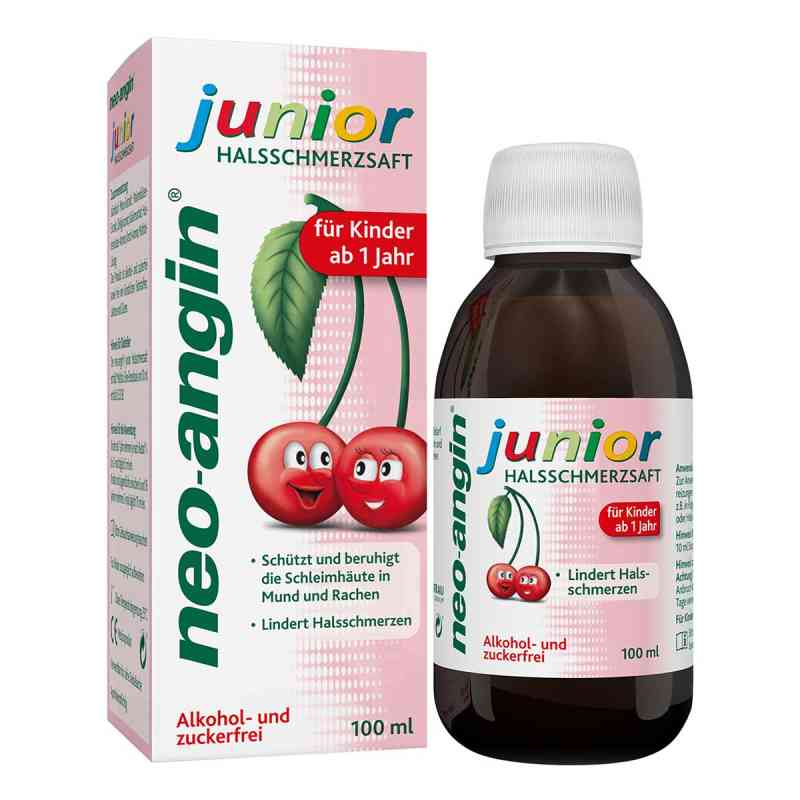 Neo Angin junior Halsschmerzsaft 100 ml von MCM KLOSTERFRAU Vertr. GmbH PZN 10417563