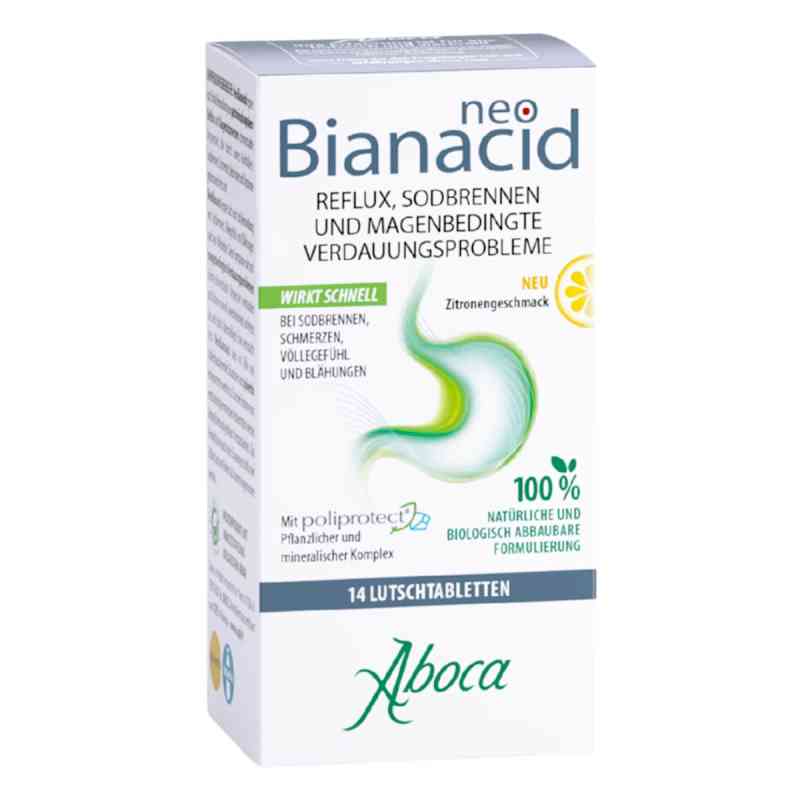 Neo Bianacid Lutschtabletten Zitronengeschmack 14 stk von ABOCA S.P.A. SOCIETA' AGRICOLA PZN 18758714