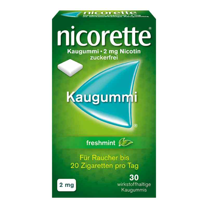 nicorette® Kaugummi 2 mg freshmint 30 stk von Kenvue Germany GmbH (OTC) PZN 03643419