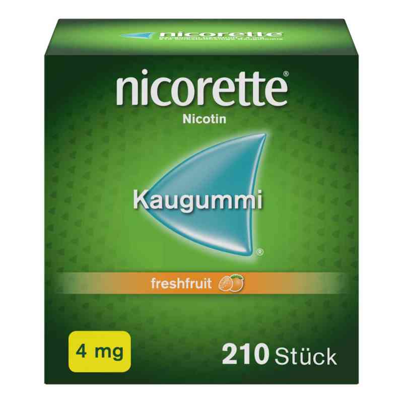 nicorette® Kaugummi 4 mg freshfruit 210 stk von Kenvue Germany GmbH (OTC) PZN 18379804