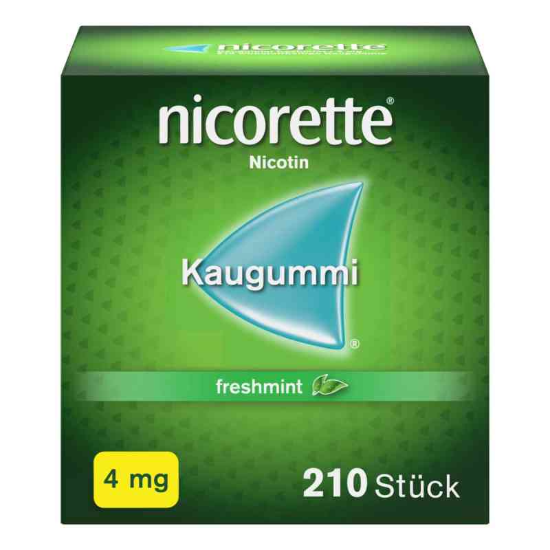 nicorette® Kaugummi 4 mg freshmint 210 stk von Kenvue Germany GmbH (OTC) PZN 18379810