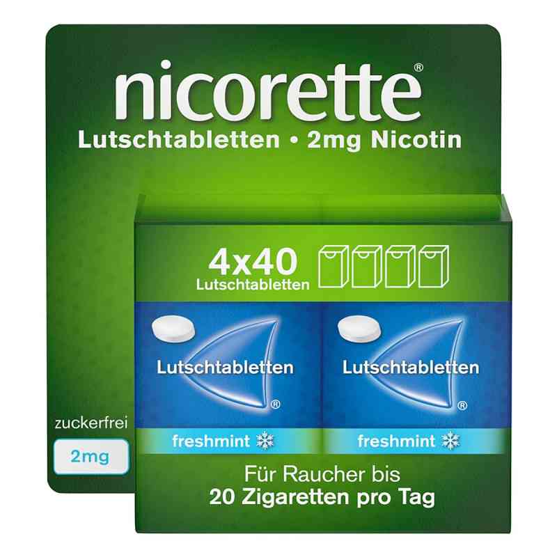nicorette® Lutschtabletten 2 mg freshmint  160 stk von Kenvue Germany GmbH (OTC) PZN 19252253