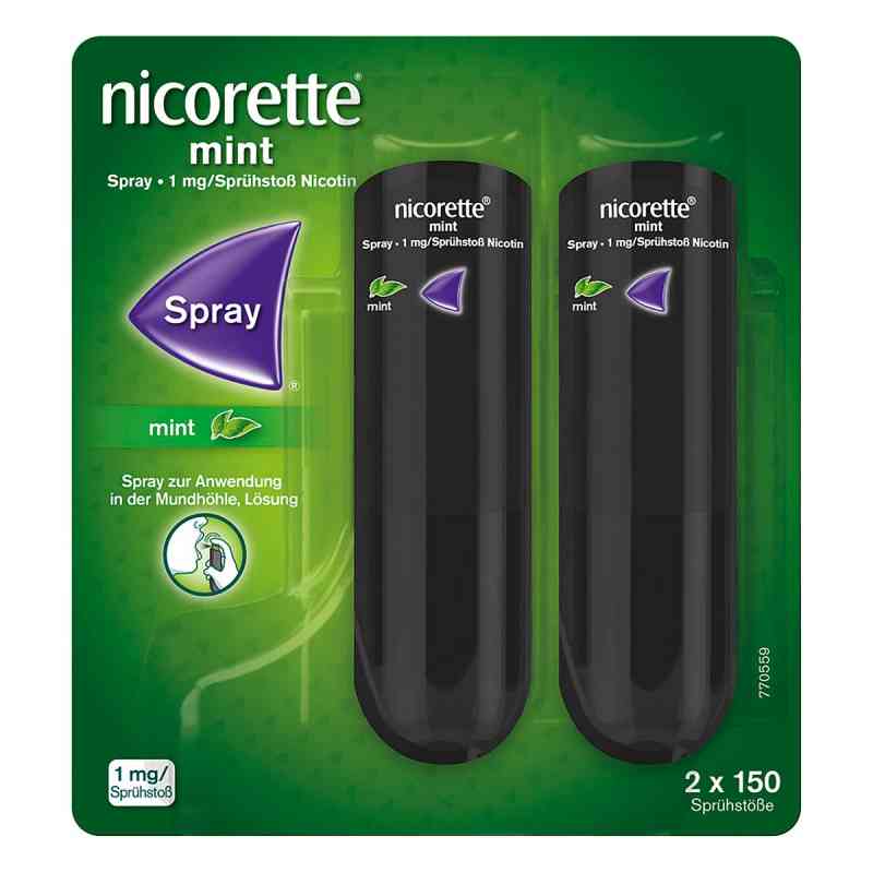 Nicorette Mint Spray 1 mg/Sprühstoss 2 stk von Johnson & Johnson GmbH (OTC) PZN 14333277