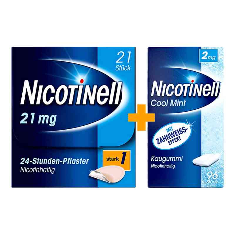 Nicotinell Starter Set 2: mehr als 30 Zigaretten täglich 1 stk von Cooper Consumer Health Deutschland GmbH PZN 08100796