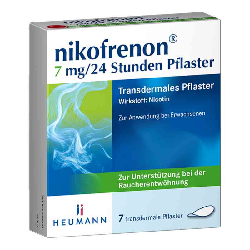 Nikofrenon 7mg 24std Pflaster 7 stk von HEUMANN PHARMA GmbH & Co. Generi PZN 15993202