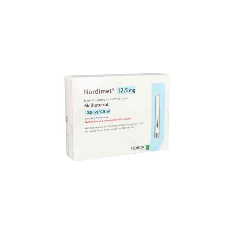 Nordimet 12,5 mg Injektionslösung i.e.fertigpen 4 stk von Nordic Pharma GmbH PZN 15264420