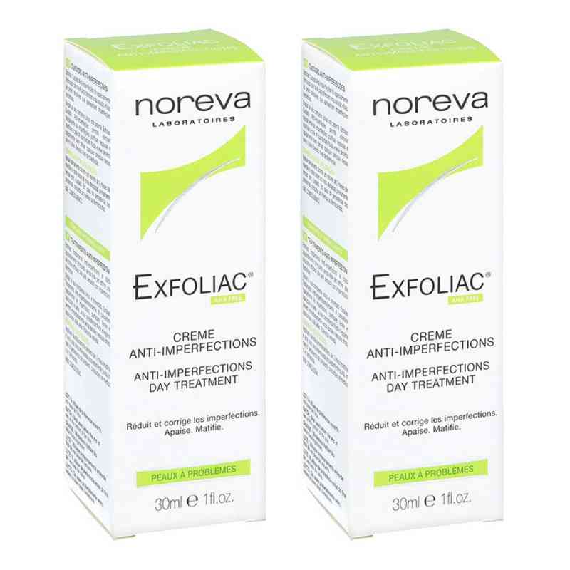 Noreva Exfoliac Creme 2x30 ml von Laboratoires Noreva GmbH PZN 08104817
