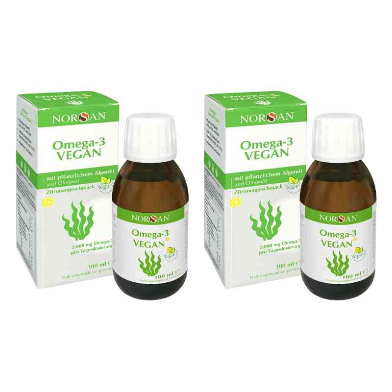 Norsan Omega-3 Vegan Algenöl flüssig 2er Pack 2x100 ml von NORSAN GmbH PZN 08104643