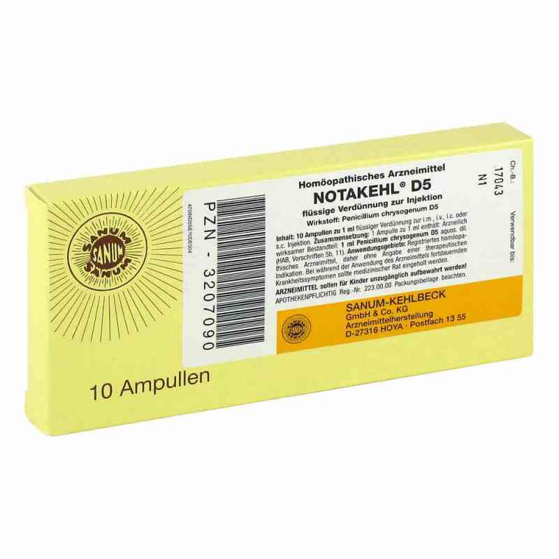 Notakehl D5 Ampullen 10X1 ml von SANUM-KEHLBECK GmbH & Co. KG PZN 03207090