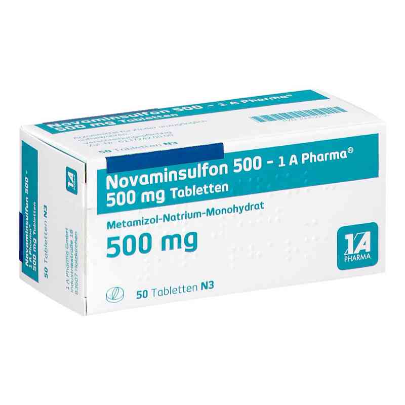 Novaminsulfon 500-1a Pharma Tabletten 50 stk von 1 A Pharma GmbH PZN 19352256