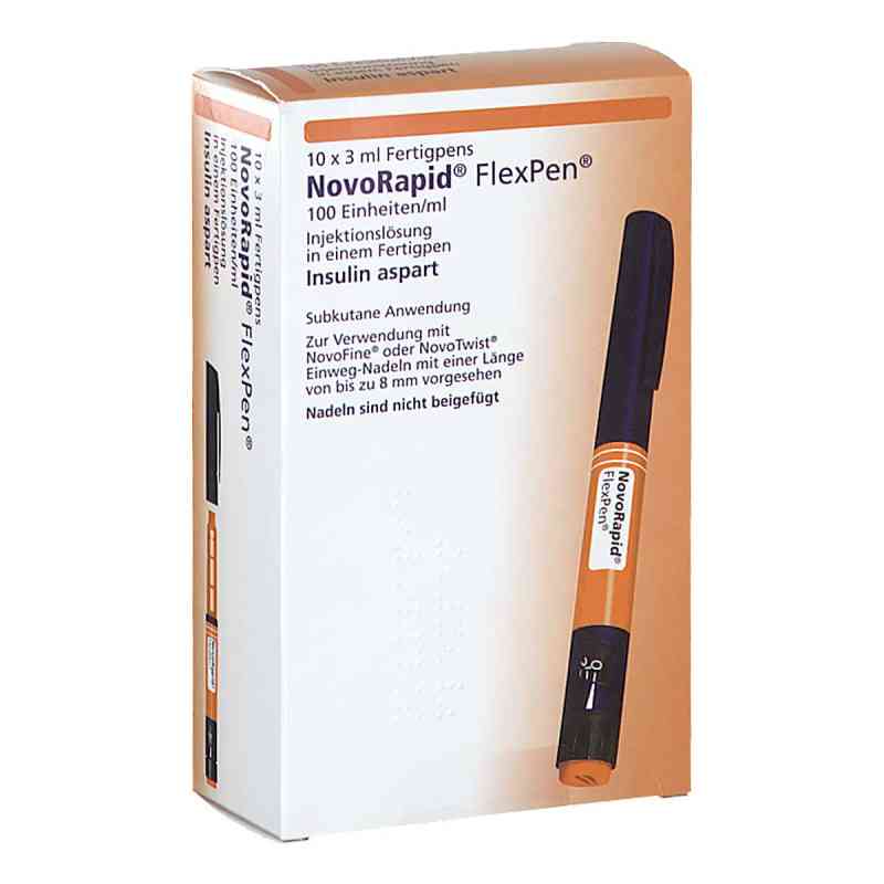 Novorapid Flexpen 100 E/ml iniecto -lsg.i.e.fertigpen 10X3 ml