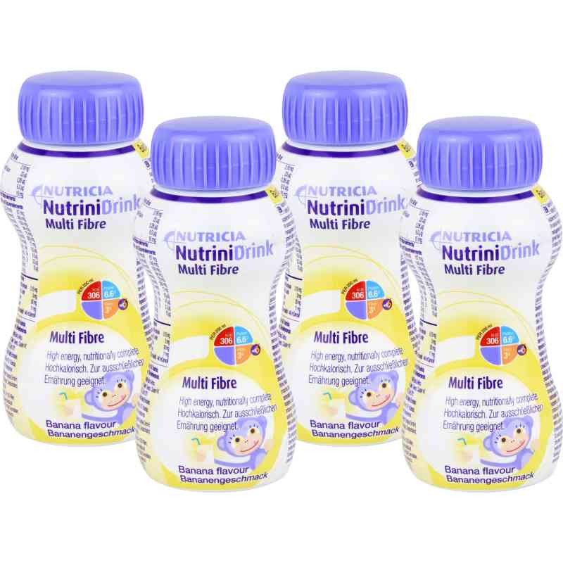 Nutrini Drink Multi Fibre Bananengeschmack 200 ml von Danone Deutschland GmbH PZN 06327506