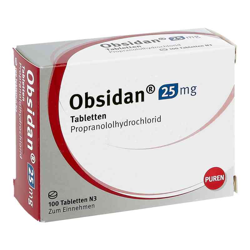 Obsidan 25 mg Tabletten 100 stk von PUREN Pharma GmbH & Co. KG PZN 04266924