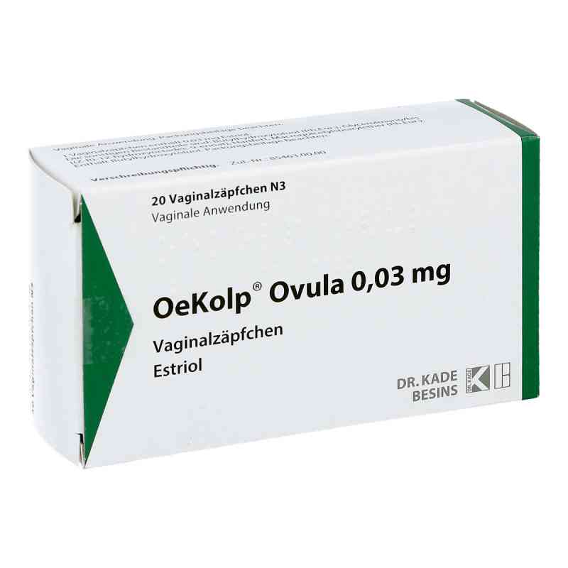 Oekolp Ovula 0,03 mg Vaginalsuppositorien 20 stk von Besins Healthcare Germany GmbH PZN 10067092